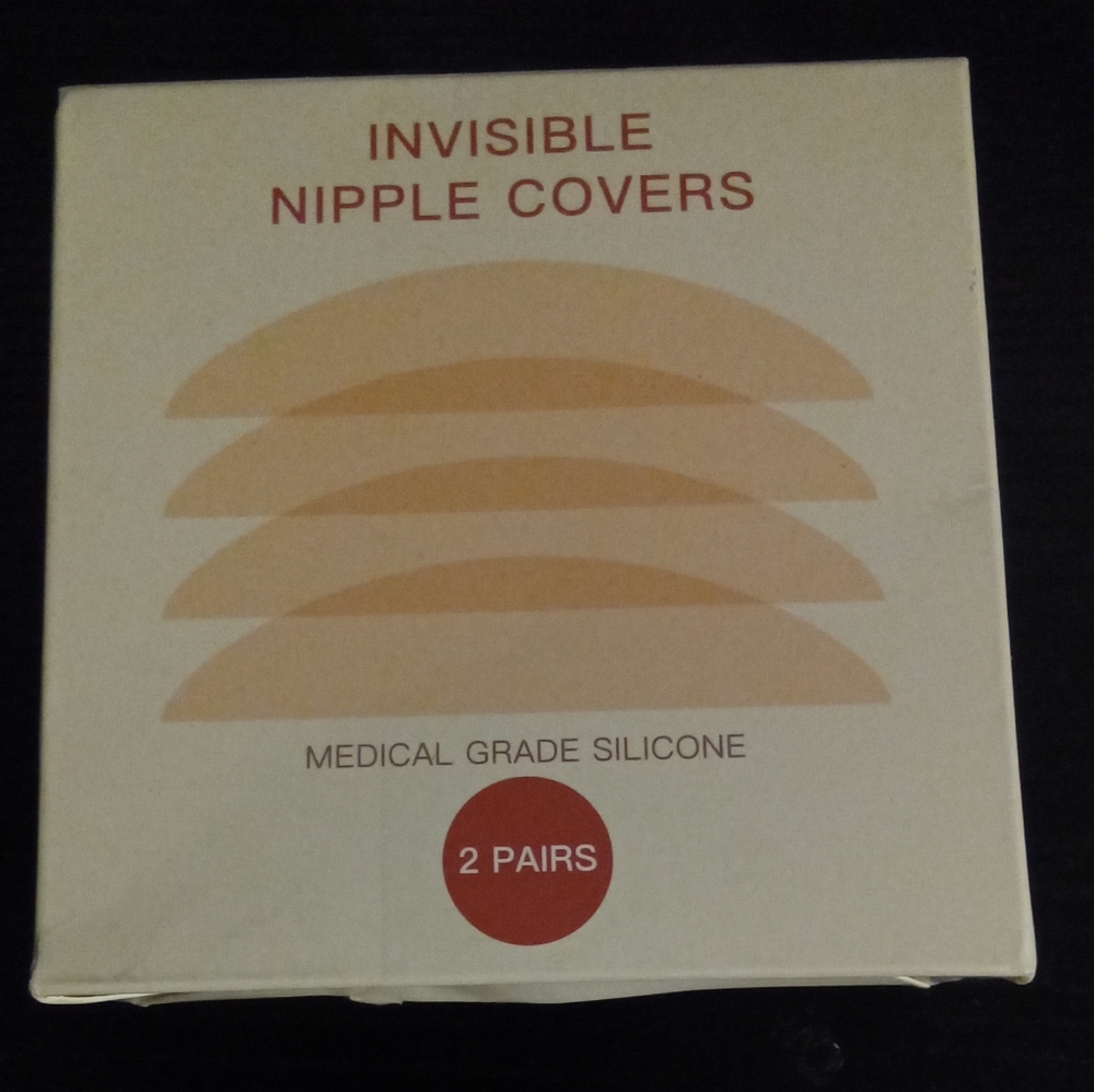 Invisible Silicone Nipple Covers - Cream